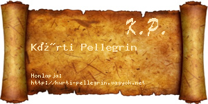 Kürti Pellegrin névjegykártya